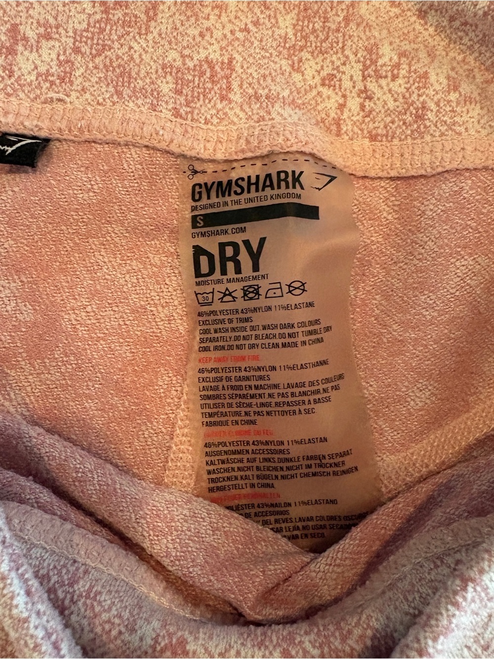 Gymshark Pink Heathered workout set - Picture 5 of 6